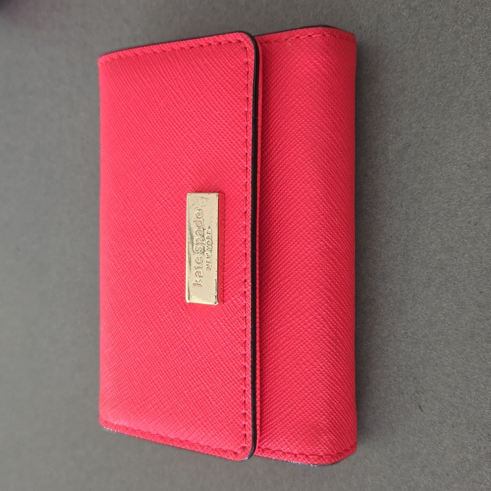 KATE SPADE Card holder wallet compact euc .. card case